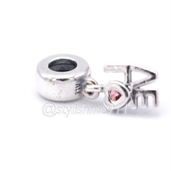 Authentic PANDORA LOVE Dangle - 791253CZS - Picture 7 of 11